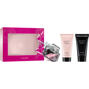 Lancome La Nuit Trésor perfumed water for women 30 ml + body lotion for women 50 ml + shower gel for women 50 ml, gift set