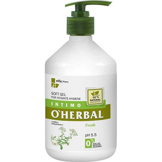 About Herbal Fresh Yarrow gentle gentle gel for intimate hygiene 500 ml