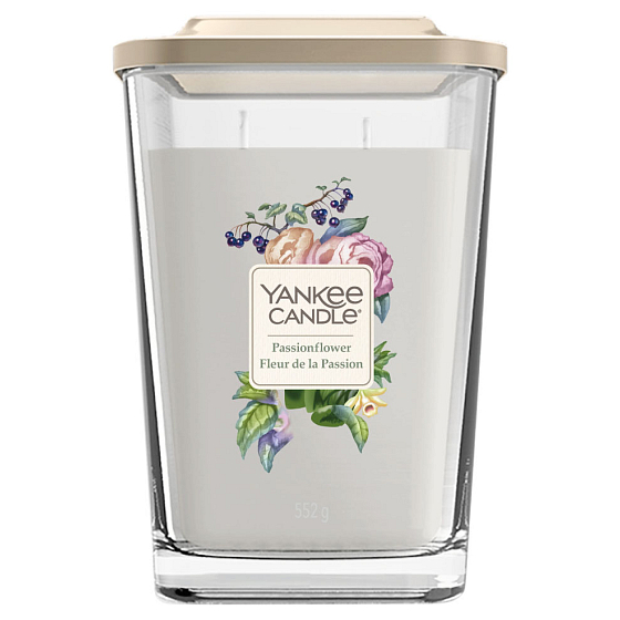 Yankee Candle Passionflower - Passion Flower Soy Scented Candle Elevation Large Glass 2 Wicks 552 g