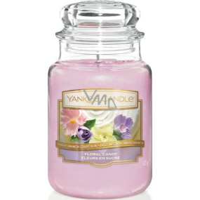 Yankee Candle Floral Candy - Cake with flowers scented candle Classic large glass 623 g