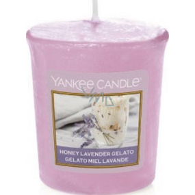 Yankee Candle Honey Lavender Gelato - Lavender ice cream with honey votive candle 49 g