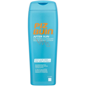 Piz Buin Soothing & Cooling after sun lotion with aloe vera, moisturizes and cools, reduces redness caused by UV radiation 200 ml