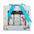 Bohemia Gifts Bath 50 ml at the birth of a baby boy + hair shampoo 50 ml + shower gel 50 ml, for children 0 - 3 years, cosmetic set for children