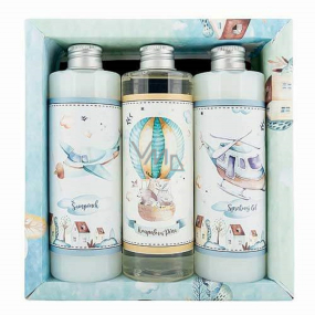 Bohemia Gifts Mouse XL shower gel 250 ml + hair shampoo 250 ml + bath foam 250 ml, cosmetic set