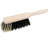 Spokar Hand Broom, wooden unpainted body, synthetic fibers 5206/611