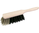 Spokar Hand Broom, wooden unpainted body, synthetic fibers 5206/611