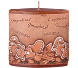 Candles Gingerbread scented candle ellipse 110 x 45 x 110 mm