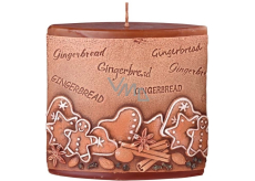 Candles Gingerbread scented candle ellipse 110 x 45 x 110 mm