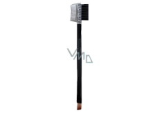 Double - sided cosmetic brush with comb and brush for eyebrows and eyelashes 13.5 cm L 101