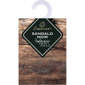 Emocio Sandalo Noir scented sachet with sandalwood fragrance 20 g