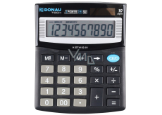 Donau Tech Office calculator 10 digits black 125 x 100 x 27 mm