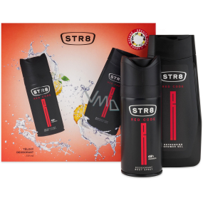 Str8 Red Code deodorant spray 150 ml + shower gel 250 ml, cosmetic set for men 2021