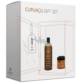 Ziaja Cupuacu crystalline shower and bath soap 500 ml + crystalline sugar peeling 200 ml, cosmetic set