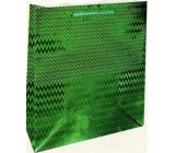 Nekupto Gift paper bag hologram 14 x 11 x 6,5 cm Green