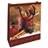 Nekupto Gift paper bag 23 x 18 x 10 cm Christmas candle red
