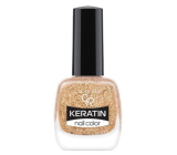 Golden Rose Keratin Nail Color Glitter Nail Lacquer 407 10,5 ml