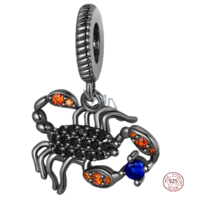 Charm Sterling silver 925 Scorpion, animal bracelet pendant