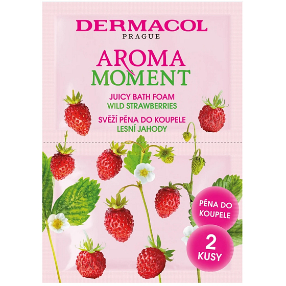 Dermacol Aroma Moment Wild Strawberry Bath Mousse 2 x 15 ml