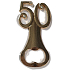 Albi Luxury Bottle Opener 50th Anniversary 9 cm