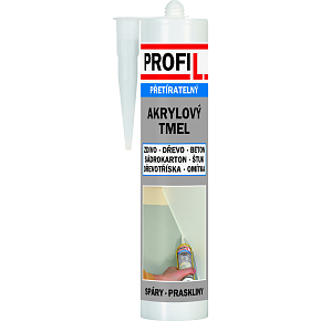 Acrylic Sealant Profile, Paintable, White, 310 ml
