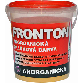 Fronton powder paint for building mixtures of mortar and concrete, 0651 yellow, 800 g