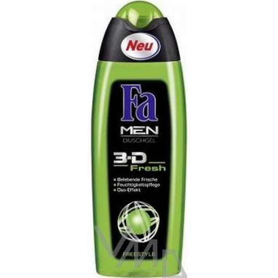 Fa Men 3D Freestyle shower gel for men 250 ml