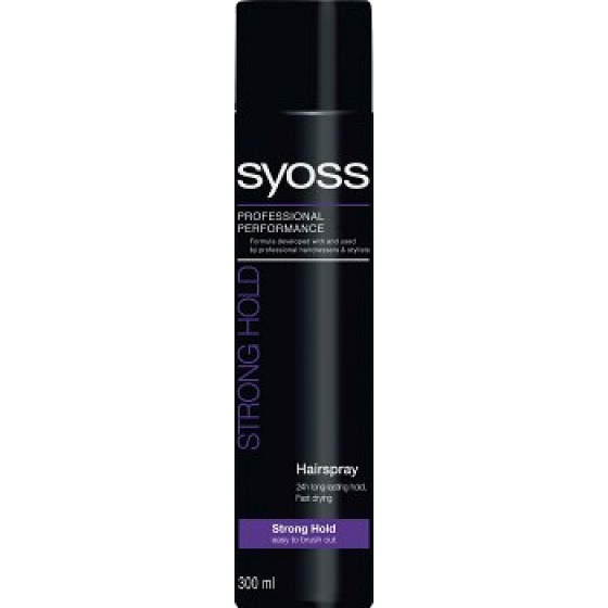 Syoss Strong Hold strong fixation and flexible control hairspray 300 ml