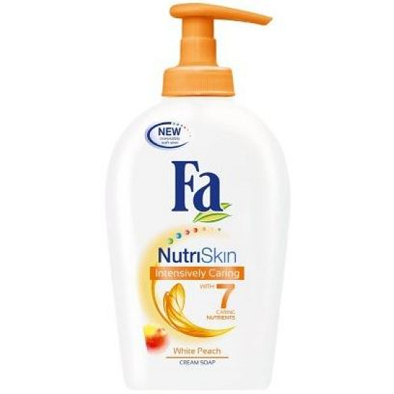 Fa NutriSkin Intensively Caring White Peach Peach liquid soap dispenser 300 ml