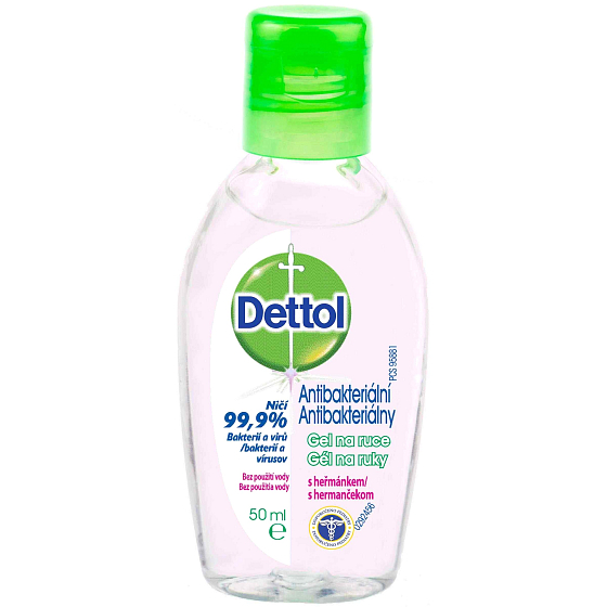 Dettol Antibacterial Hand Gel with Chamomile 50 ml