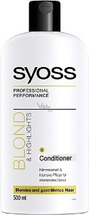 Syoss Blond Highlights Hair Conditioner For Blond And Highlighted Hair 500 Ml Vmd Parfumerie Drogerie