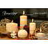 Lima Winter Sparkle Vanilla Scented Candle Ball Diameter 80 mm 1 piece