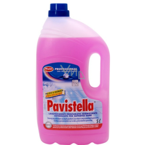 Pavistella with the scent of rose for washing and polishing hard washable surfaces 5 l
