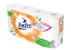 Linteo Care & Comfort Toilet Paper 130 pieces 3 ply 15 m 8 pieces