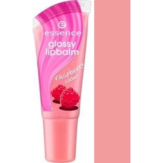 Essence Glossy Lipbalm lip balm with gloss 07 Raspberry Sorbet 8 ml