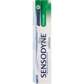 Sensodyne Fluoride containing potassium nitrate toothpaste reduces the sensitivity of teeth and exposed necks 50 ml
