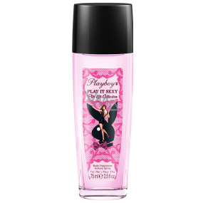 Playboy Play It Sexy Pin Up! perfumed deodorant glass for women 75 ml