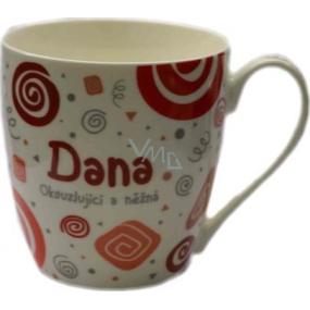 Nekupto Twister mug named Dana red 0.4 liter