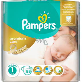 Pampers Premium Care 1 New Baby 2-5 kg diaper 88 pieces