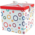 Angel Folding gift box with ribbon ribbon 30 x 30 x 17 cm