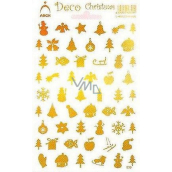 Arch Holographic decorative stickers Christmas different motives gold