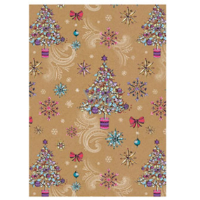 Ditipo Gift wrapping paper 70 x 200 cm Christmas for Future tree type 2