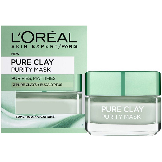 Loreal Paris Pure Clay Purity Mask Cleansing Mask 50 ml