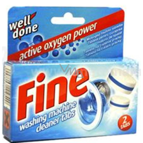 Well Done Fine Washing machine cleaning tablets 2 x 40 g