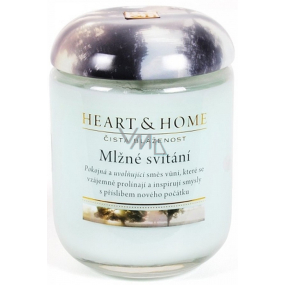 Heart & Home Foggy dawn Soy scented candle large burns up to 70 hours 310 g