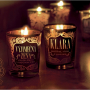 Albi Shimmering Candlestick made of Glass for Tea Candle Granddaughter I am proud of you, 7 cm