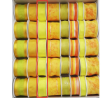 Ditipo Fabric ribbon with wire yellow neon 3 mx 25 mm