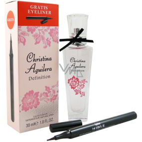 Christina Aguilera Definition perfumed water for women 30 ml + eyeliner 1 ml, duopack