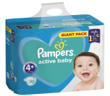 Pampers Giant Pack Active Baby Maxi 4+ 10 - 15 kg disposable diapers 70 pieces