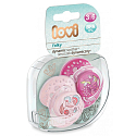 Lovi Folky Silicone dynamic girls' comforter for children 3-6 months 2 pieces