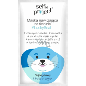 Selfie Project LuckySeal moisturizing textile face mask 15 ml